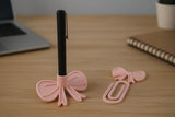 مجموعة مكونه من ستاند قلم ومشبك ورق(طباعه ثلاثية الابعاد) / Pen Stand + Paper Clip (3D Printing)