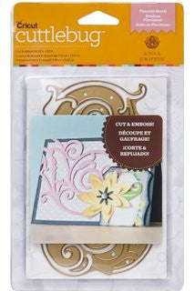 Cricut cuttlebug / flourish Scroll قطاعة بشكل مميز