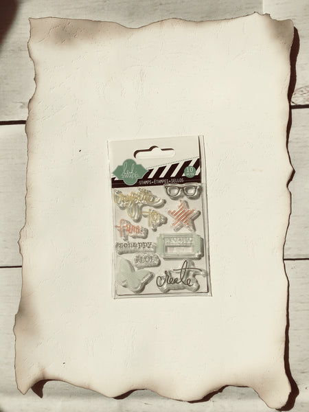 Stamp  / Heidi Swapp Mini Stamp No.7