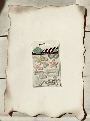 Stamp  / Heidi Swapp Mini Stamp No.7